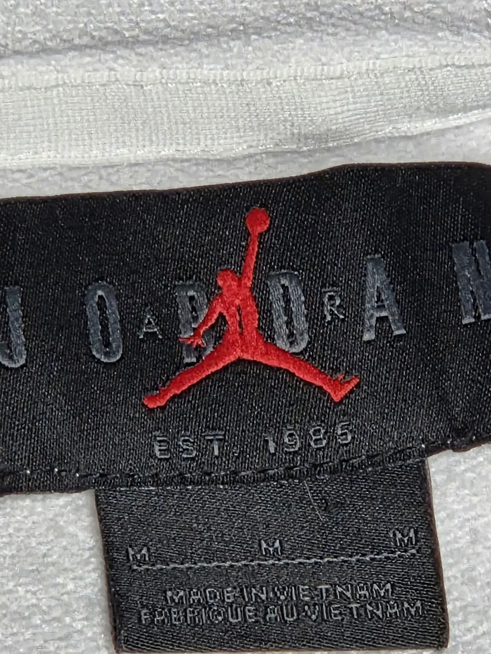 Jordan Jumpman Hoodie Men's Medium White New Jersey 23 ECNL Pullover Sweatshirt